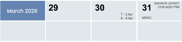 Weekly Calendar 2026