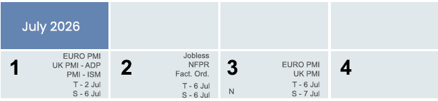 Weekly Calendar 2026