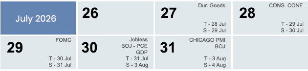 Weekly Calendar 2026