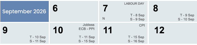 Weekly Calendar 2026