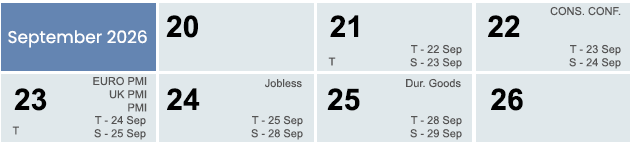 Weekly Calendar 2026